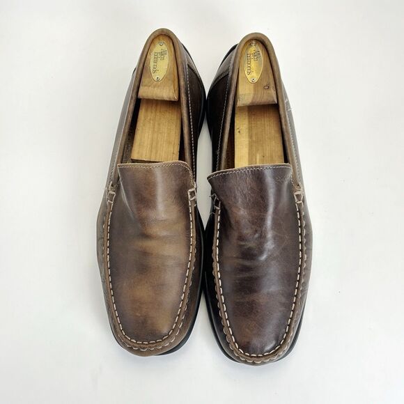 ECCO Classic Moc 2.0 Loafers Men Sz 10-10.5 EU 44 Brown Leather Slip-on Drivers main image 6